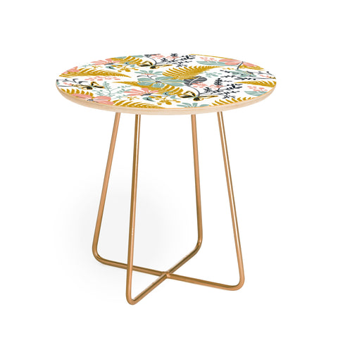 Heather Dutton Eden White Round Side Table