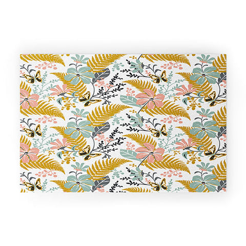 Heather Dutton Eden White Welcome Mat