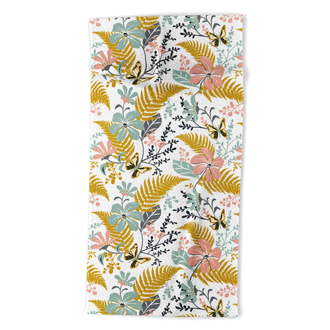 Heather Dutton Eden White Beach Towel