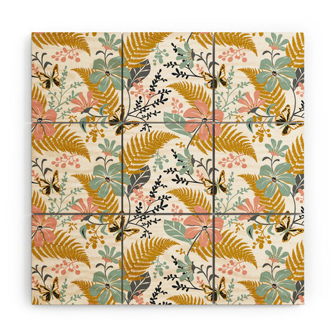 Heather Dutton Eden White Wood Wall Mural