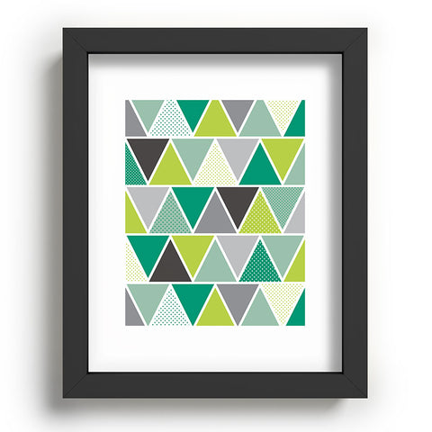 Heather Dutton Emerald Triangulum Recessed Framing Rectangle
