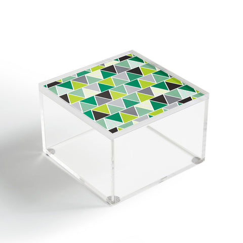 Heather Dutton Emerald Triangulum Acrylic Box