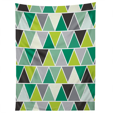 Heather Dutton Emerald Triangulum Tapestry