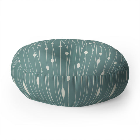Heather Dutton Entangled Floor Pillow Round