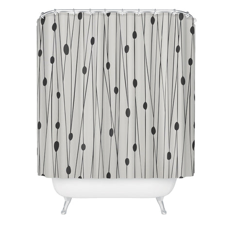 Heather Dutton Entangled Sandstone Shower Curtain