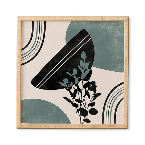 Heather Dutton Eucalyptus Boho Botanical Framed Wall Art