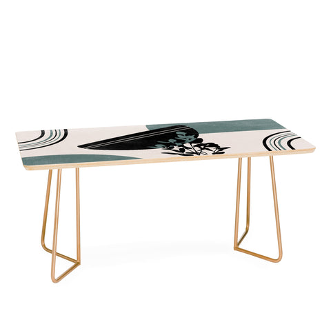 Heather Dutton Eucalyptus Boho Botanical Coffee Table