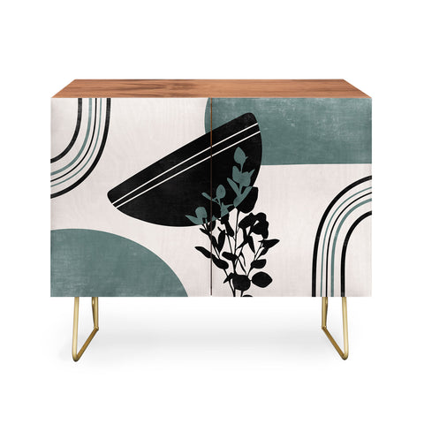 Heather Dutton Eucalyptus Boho Botanical Credenza