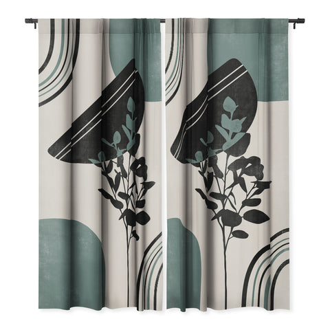 Heather Dutton Eucalyptus Boho Botanical Blackout Non Repeat