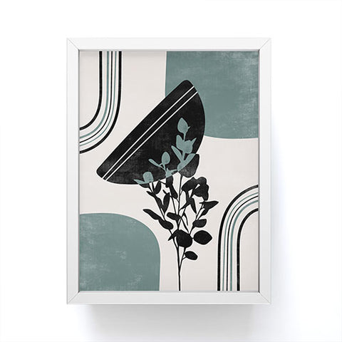 Heather Dutton Eucalyptus Boho Botanical Framed Mini Art Print