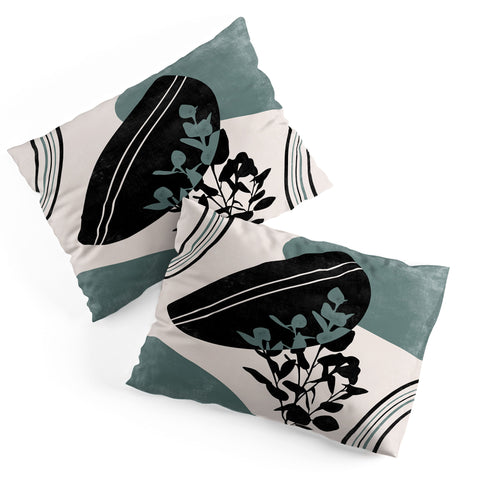 Heather Dutton Eucalyptus Boho Botanical Pillow Shams