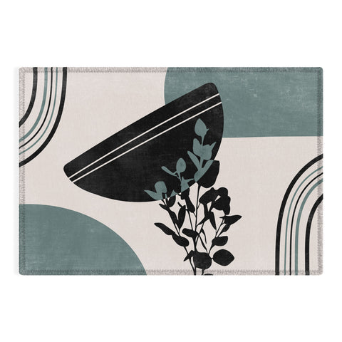 Heather Dutton Eucalyptus Boho Botanical Outdoor Rug
