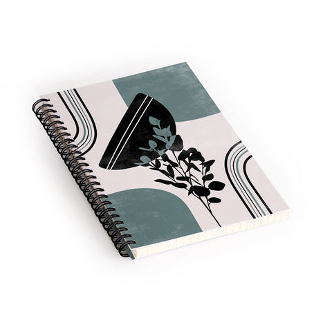 Heather Dutton Eucalyptus Boho Botanical Spiral Notebook