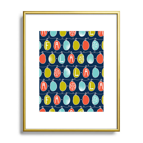 Heather Dutton Fa La La La La Metal Framed Art Print