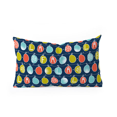 Heather Dutton Fa La La La La Oblong Throw Pillow