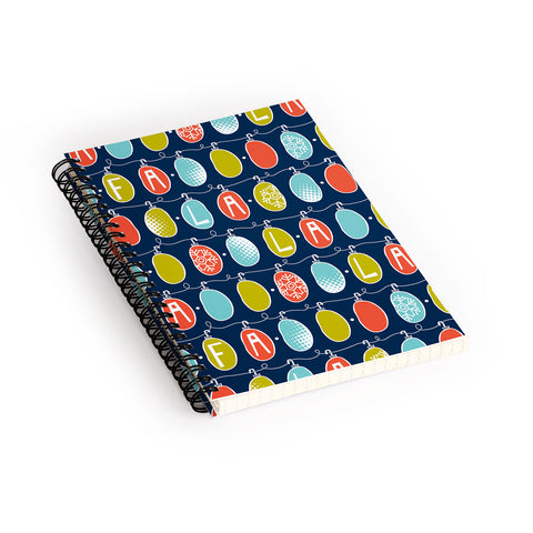 Heather Dutton Fa La La La La Spiral Notebook