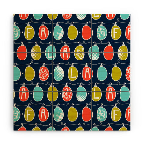 Heather Dutton Fa La La La La Wood Wall Mural