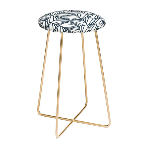 Heather Dutton Facets Optic Counter Stool