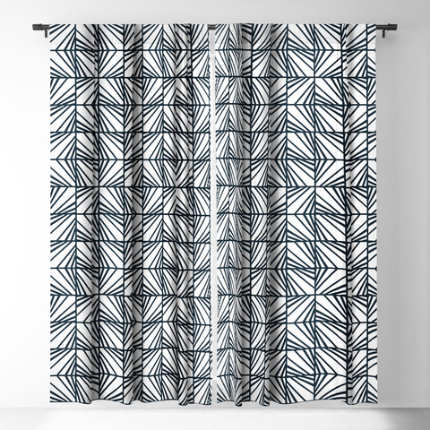 Heather Dutton Facets Optic Blackout Window Curtain