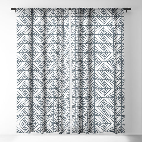 Heather Dutton Facets Optic Sheer Window Curtain