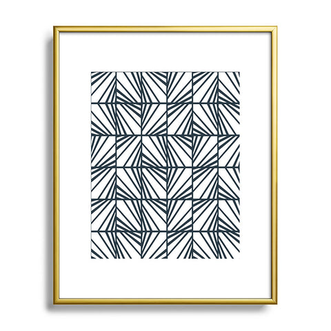 Heather Dutton Facets Optic Metal Framed Art Print