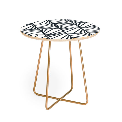 Heather Dutton Facets Optic Round Side Table