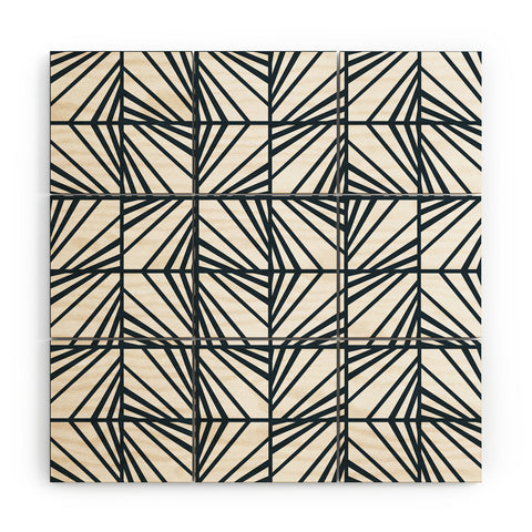 Heather Dutton Facets Optic Wood Wall Mural