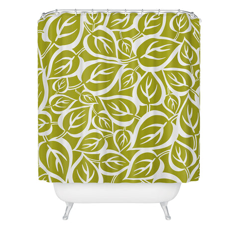 Heather Dutton Falling Foliage Shower Curtain