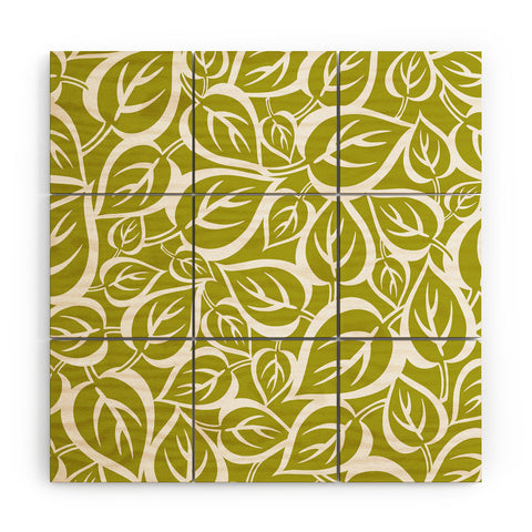 Heather Dutton Falling Foliage Wood Wall Mural
