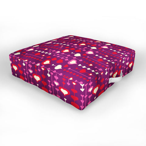 Heather Dutton Falling In Love Outdoor Floor Cushion