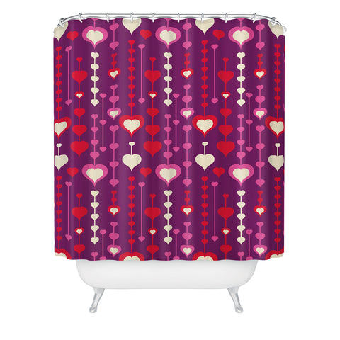 Heather Dutton Falling In Love Shower Curtain
