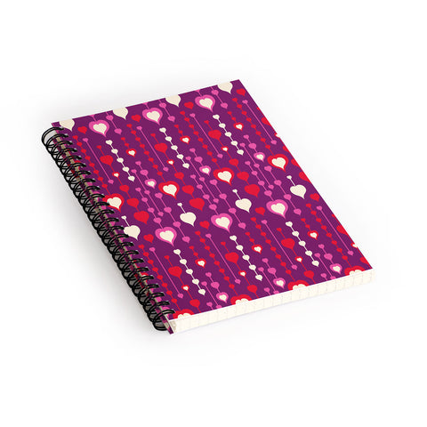 Heather Dutton Falling In Love Spiral Notebook