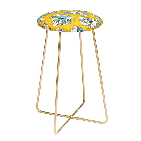 Heather Dutton Felicity Golden Counter Stool