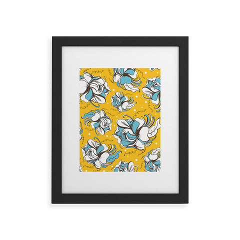 Heather Dutton Felicity Golden Framed Art Print