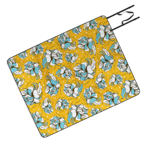 Heather Dutton Felicity Golden Picnic Blanket