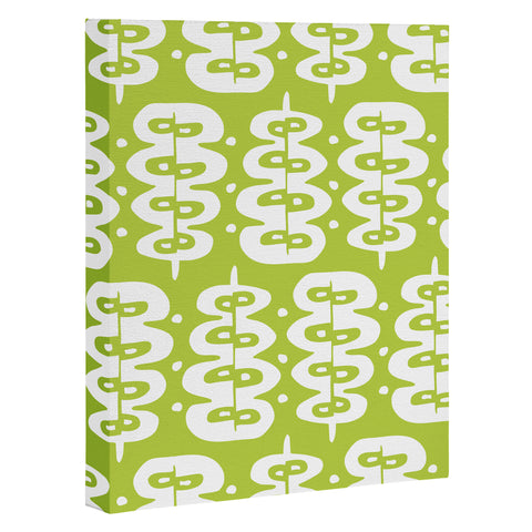 Heather Dutton Fern Frond Green Art Canvas