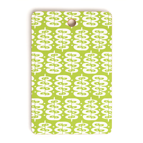 Heather Dutton Fern Frond Green Cutting Board Rectangle