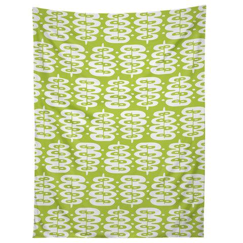 Heather Dutton Fern Frond Green Tapestry