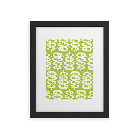 Heather Dutton Fern Frond Green Framed Art Print