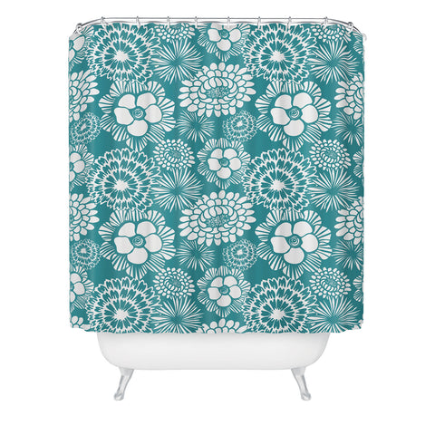 Heather Dutton Festibloom Shower Curtain