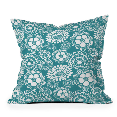 Heather Dutton Festibloom Throw Pillow