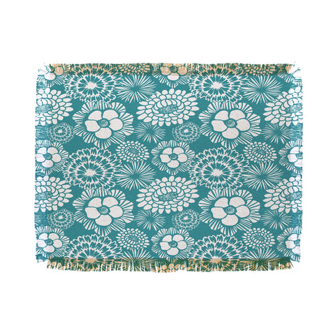 Heather Dutton Festibloom Throw Blanket