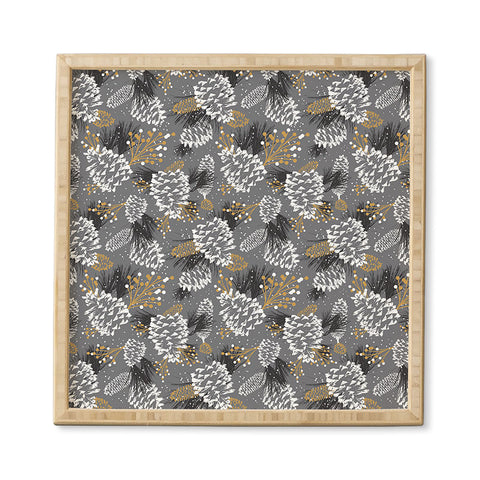 Heather Dutton Festive Forest Silver Framed Wall Art