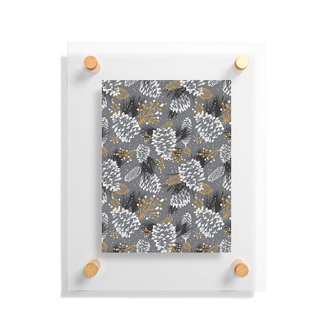 Heather Dutton Festive Forest Silver Floating Acrylic Print