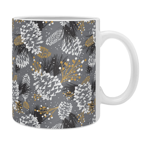 Heather Dutton Festive Forest Silver Coffee Mug