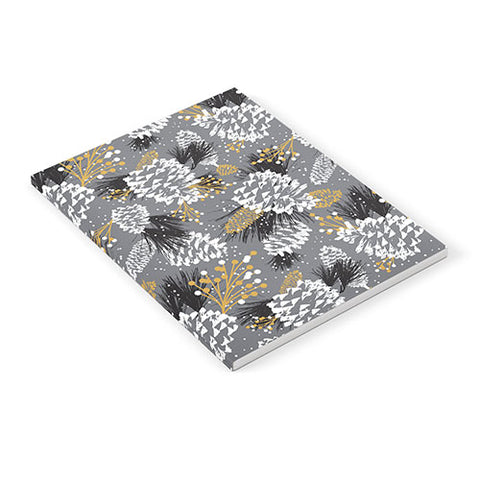 Heather Dutton Festive Forest Silver Notebook