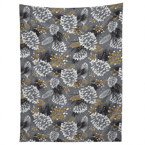 Heather Dutton Festive Forest Silver Tapestry