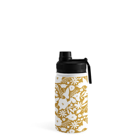 Heather Dutton Finley Floral Goldenrod Water Bottle