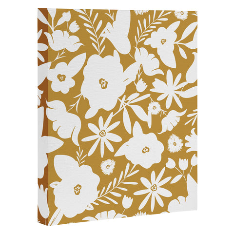 Heather Dutton Finley Floral Goldenrod Art Canvas