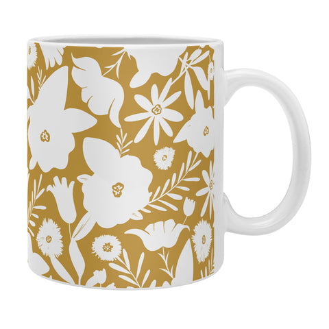 Heather Dutton Finley Floral Goldenrod Coffee Mug